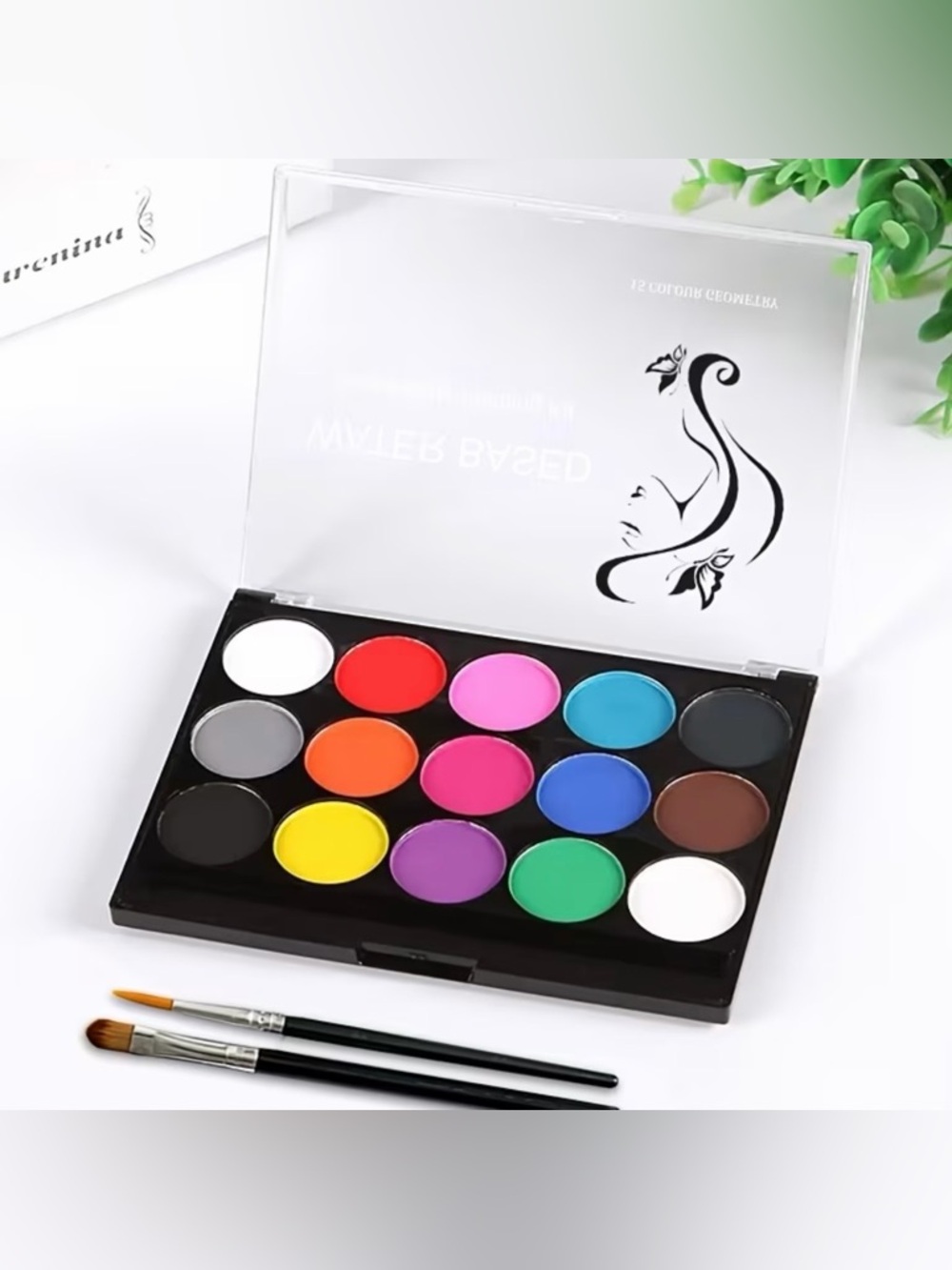 Professional 15-Color Makeup Palette - body paint